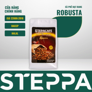 Cà phê hạt rang ROBUSTA - túi 500g