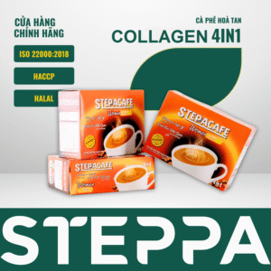 Cà phê hòa tan 4-in-1 COLLAGEN - hộp 15 gói x 17g