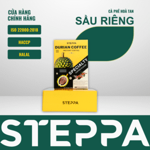 Cà phê hòa tan SẦU RIÊNG - hộp 6 gói x 24g