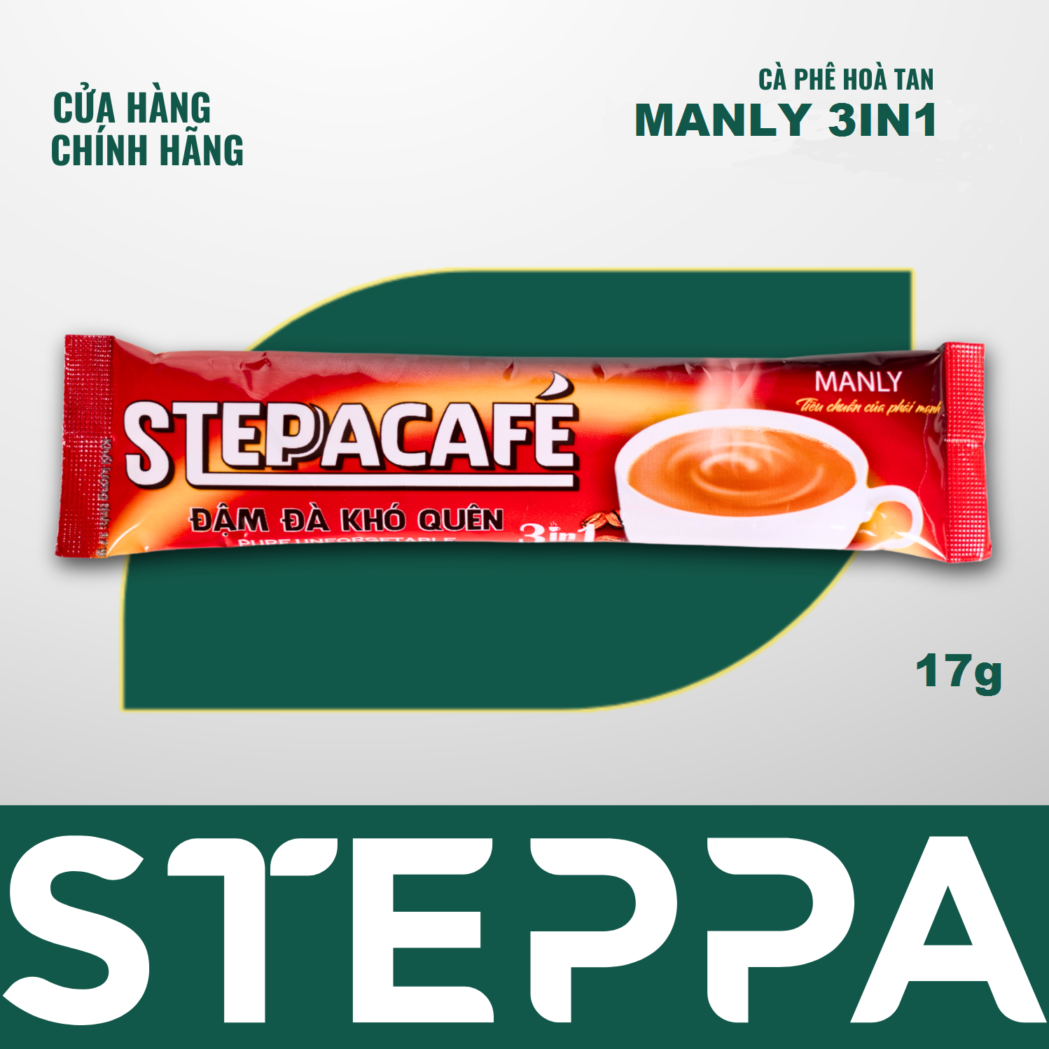 Manly 3in1 gói 17g